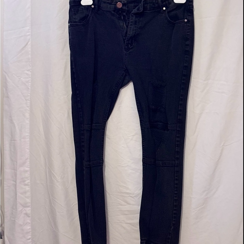 Amazon Men's Skinny Jeans - Black